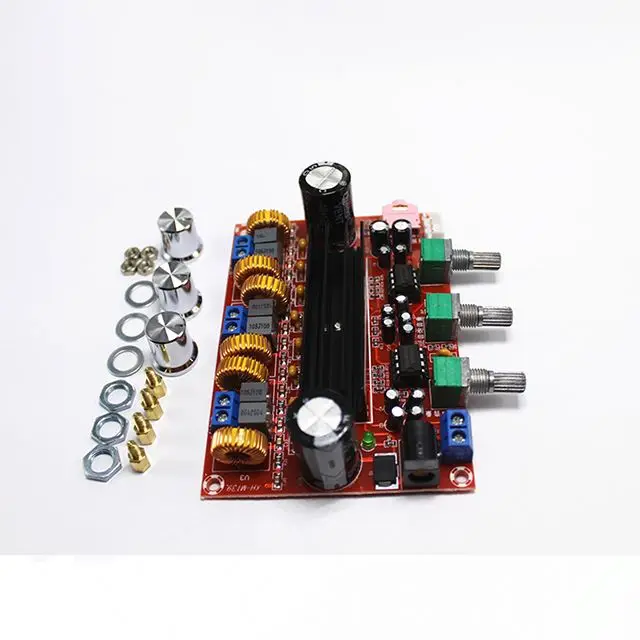  100 W 12V-24V с большим числом значений напряжения 2 1 Плата усилителя Tpa3116d2 аудио сабвуфер цифровой канал звуковой ватт ДТС 3116