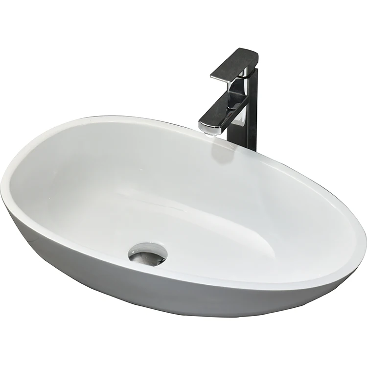 New Luxury Modern High Quality Wash Basin Round Countertop Ceramic Bathroom Hand Wash Basin