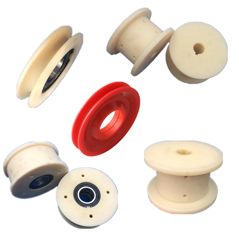 Антикоррозионный роликовый политетрафторэтиленовый высокотемпературный шкив PTFE колесный канатный