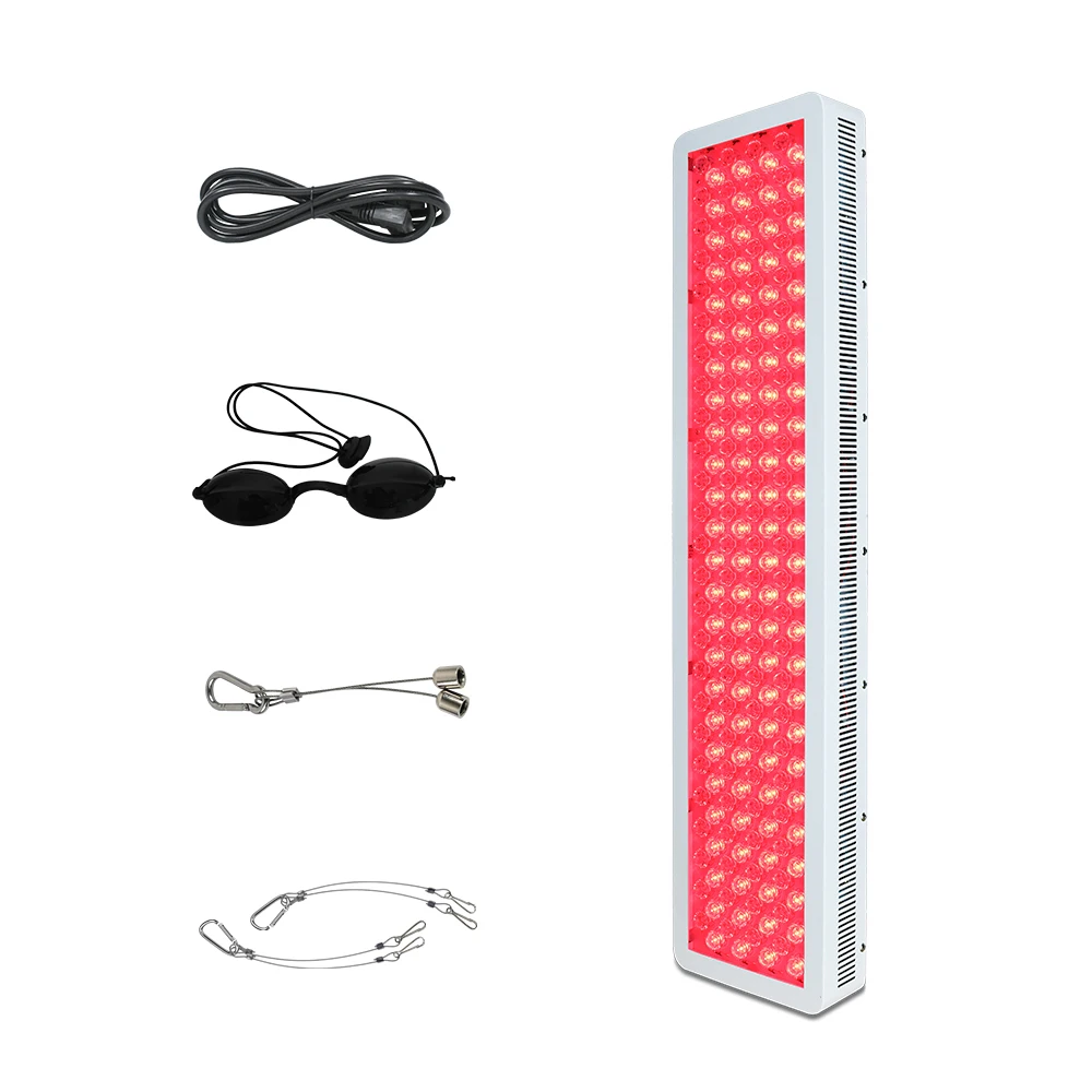 US Stock SGROW 1000W Full Body Beauty Lamp 660nm 850nm Red Infrared LED Light Therapy Panel