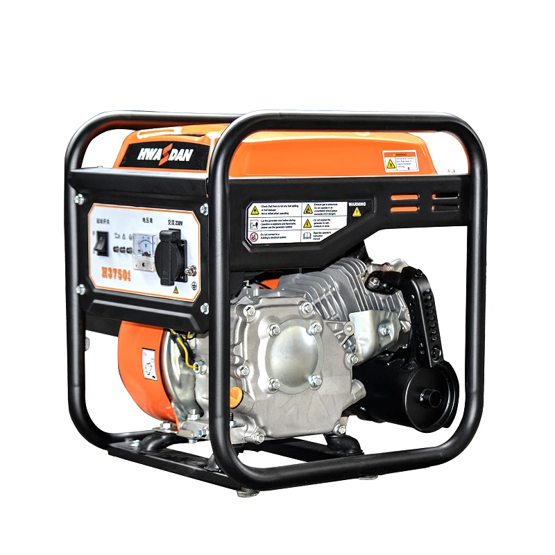 Hwasdan portable Open frame 3000w inverter generator electric start gasoline inverter generator