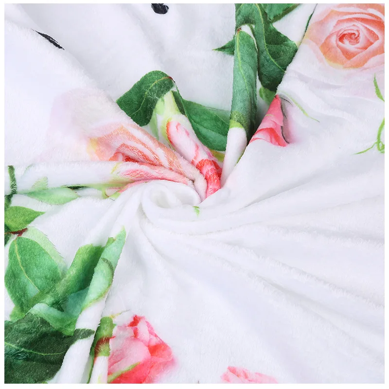 
Cartoon Blanket Photo Background Blanket Baby Milestone Blanket 