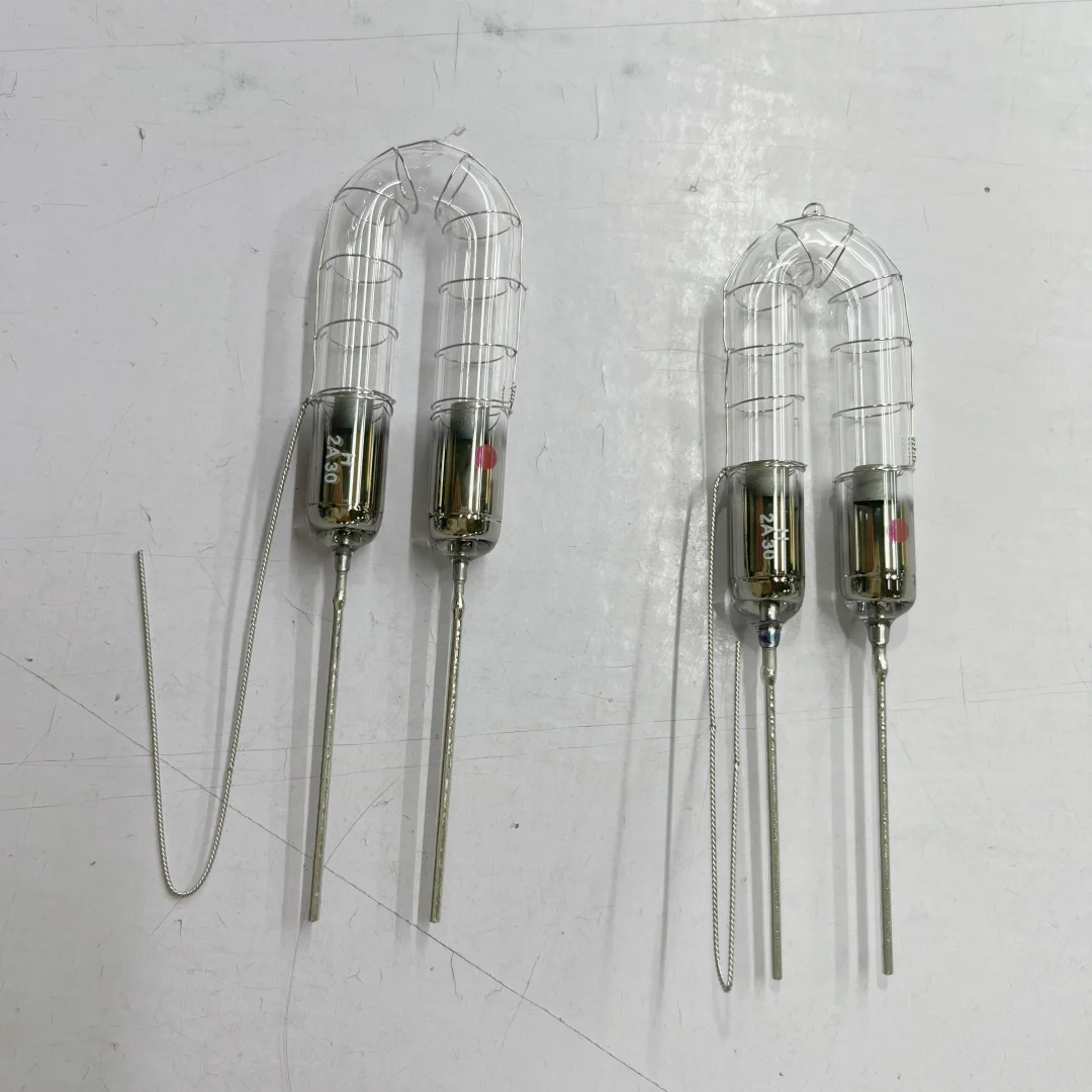 Customized High Quality Xenon Flash U Shape Design Gas Lamp Quartz Flow Tube For High Intense Light Device