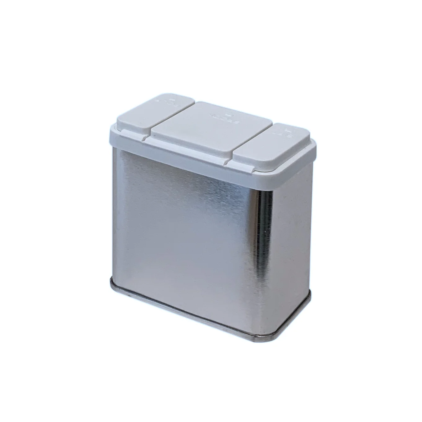 Wholesale Seasoning Can Packaging Empty Rectangular Metal Container Food Grade Spice Tin Box With Lid