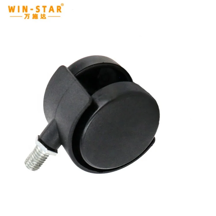 black nylon caster wheel for office chair furniture hardware