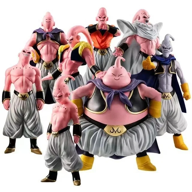 7-11cm Dragon-Balls Z 8pcs/set BUU Action Figure Toys Collection PVC Model Vinyl Figurine Doll Opp Bag