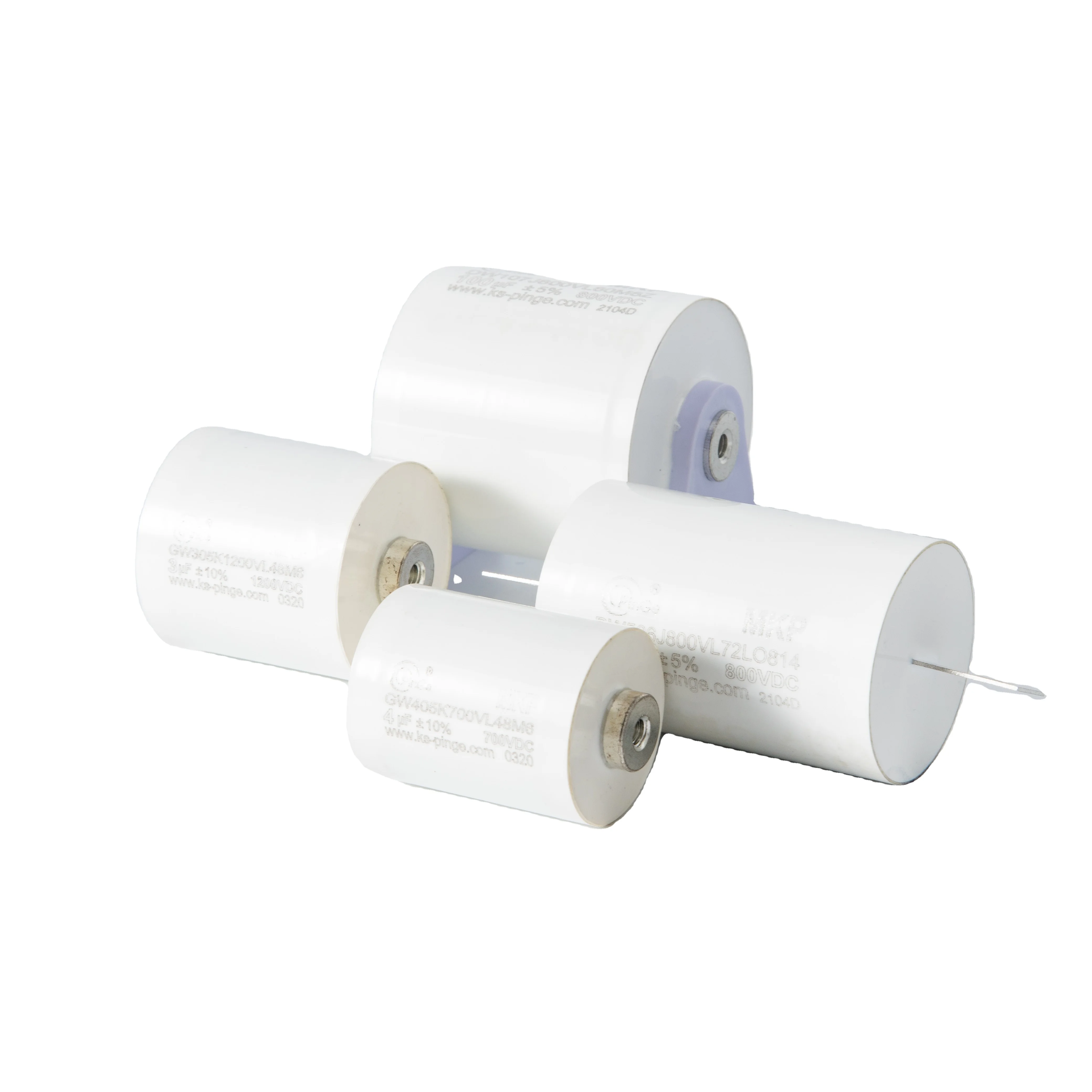 PINGE Capacitor Factory Axial High Voltage 70UF 1200VDC Tape Wrapped Axial Film Capacitor