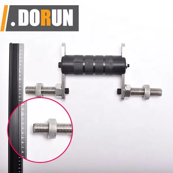 Adjustable Arm Wrestling Length Eccentric Gear Roller Dumbbell Bar and Weight Loading Pin & Heavy-Duty Carabiner