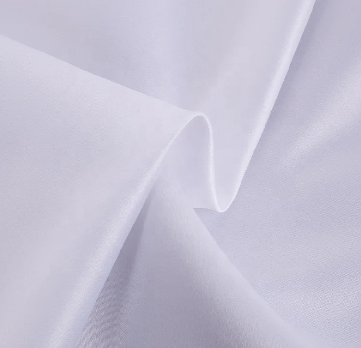 apron fabric water proof oil resistant 100% polyester dull satin fabric for apron