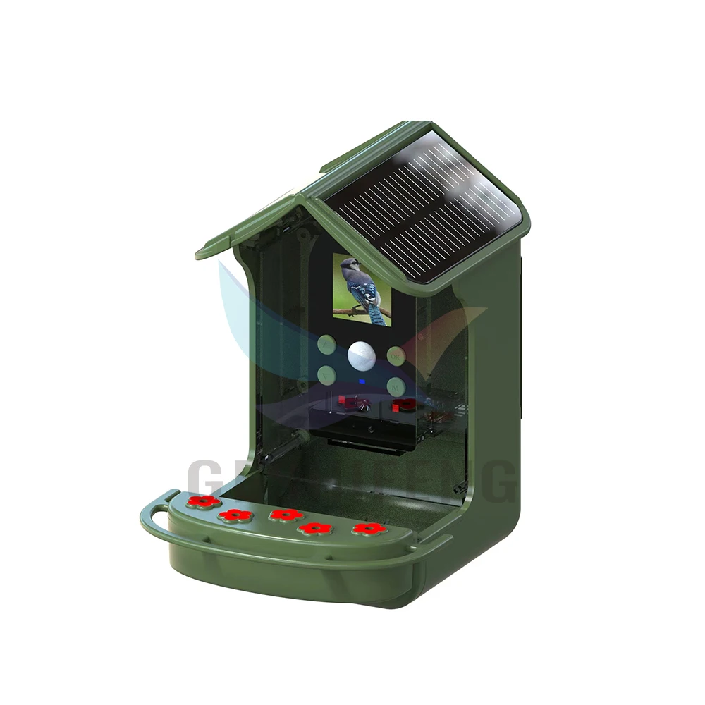 Outdoor Garden Wildlife Camera Bird Feeder Camera AI Recognize Bird Species Smart Bird Feeder with Camera