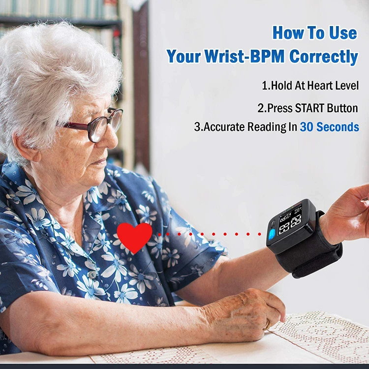 
Professional High Quality Cheap Wholesale Oem BP Machine Price Ambulatory Automatic Wrist Digital Blood Pressure Monitor Sale 