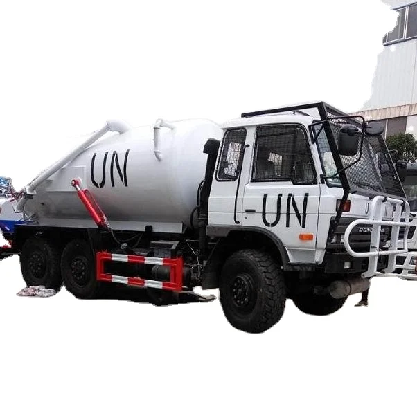 Dongfeng EQ5102G 6x6 sewage suction tanker truck