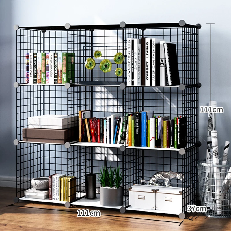 Diy storage cube cabinet plastic assemble wardrobe closet