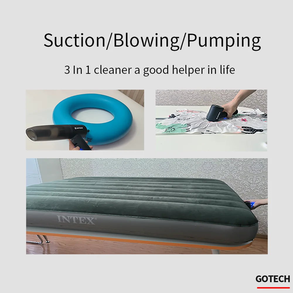 Advanced Hand Vacuum USB Charging Mini Portable Rechargeable Vacuum Cleaner Multi-Nozzles Vacuum Cleaner Wireless