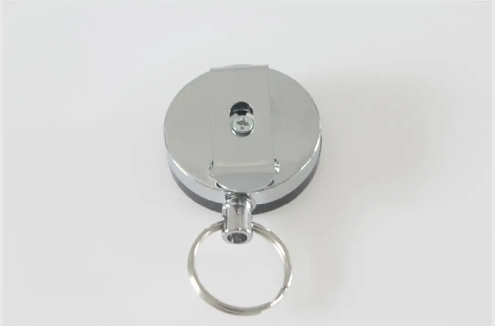 
40mm YoYo Round Shaped Metal Retractable Badge Reel Holder 