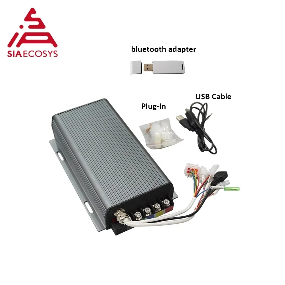 80A for 1500w Electric Scooter Hub Motor SVMC48080 Controller Motor Sabvoton BLDC Motor Controller with BT Adapter