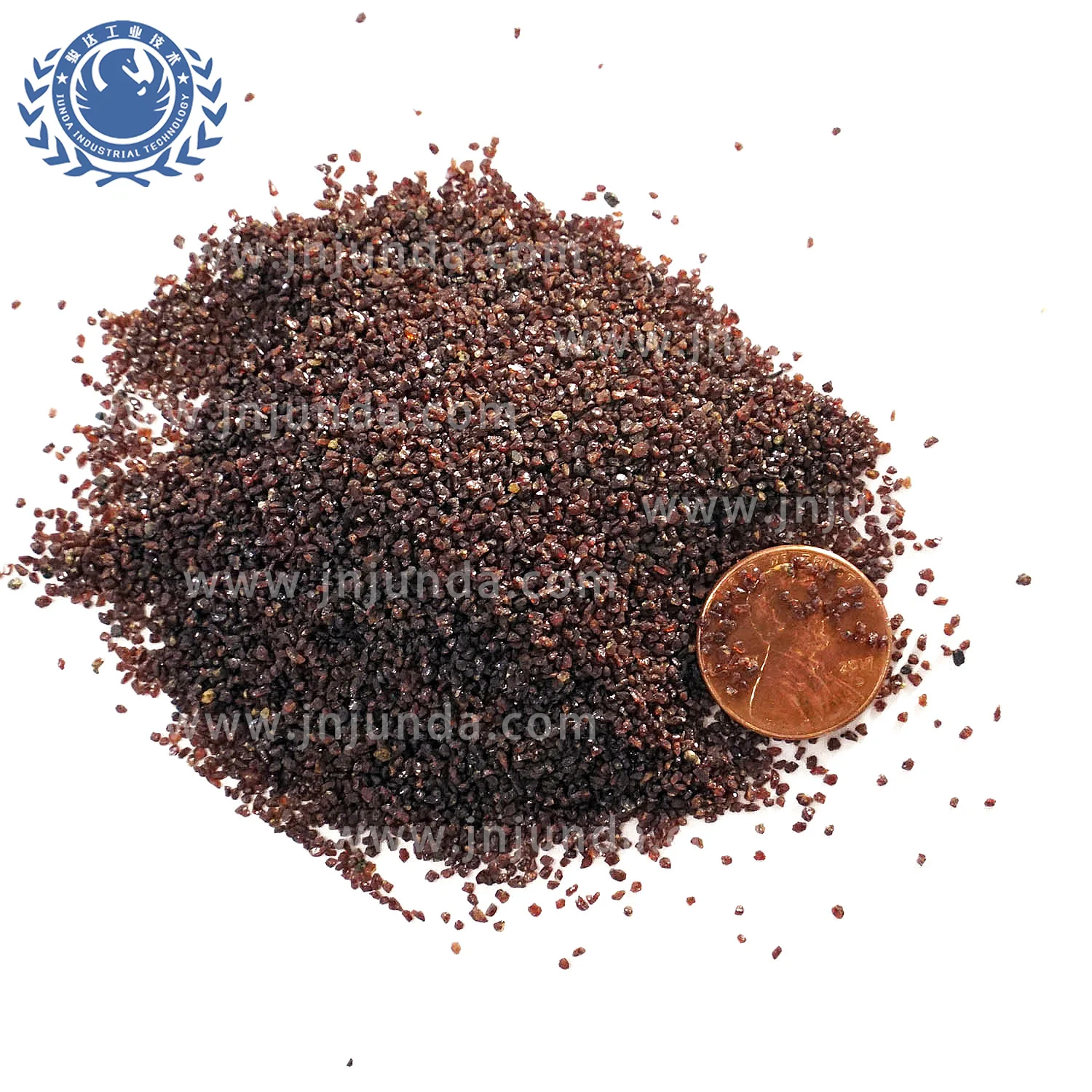 Прочный гранатовый песок 80 сетка для гидроабразивной резки гранат пескоструйная 30/60 речной