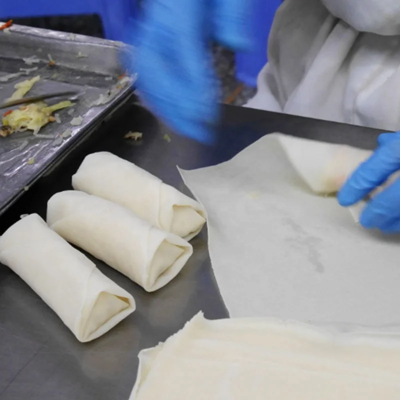 China Wholesale Vegetarian Pastry Nature Baked Chinese Food Sweets Vegetable Food Frozen Spring Rolls