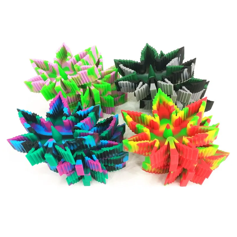 Unbreakable Heat resistant Silicone Leaf portable Ashtray for car ashtray home Decorative Tray for Cigarette Ashtray