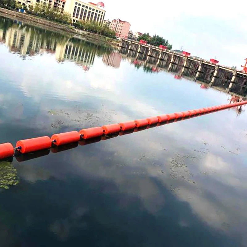 HDPE floater marine buoy for marinas, rivers, and offshore areas EPS foam filled floating buoy pipe floater for dredging