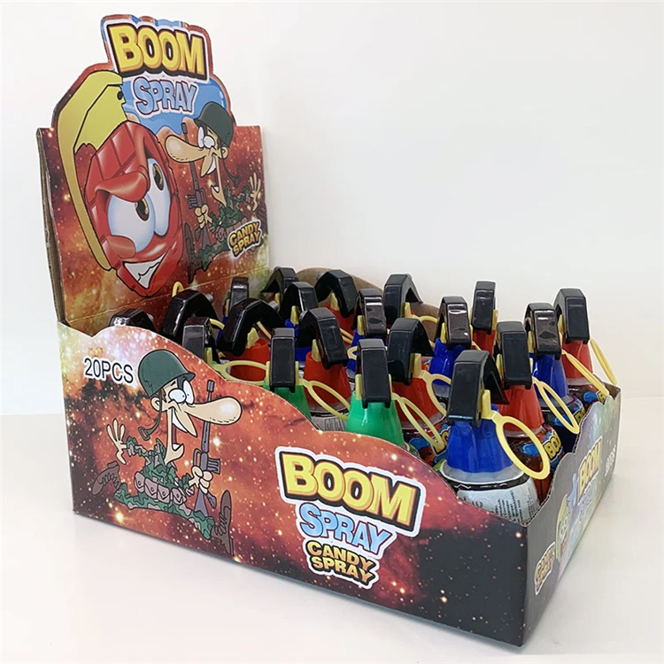 
Multi Color Casual Snacks Liquid Bomb Spray Candy For Children 