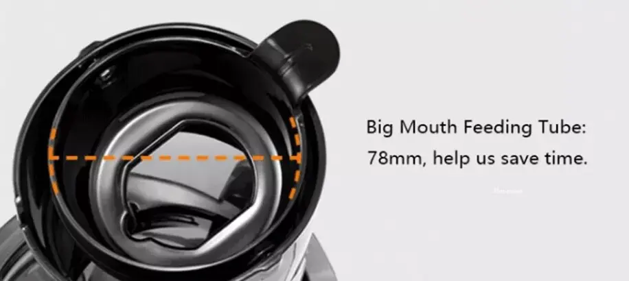 Custom Orange Electric Blender Carrot Extractor Machine Commercial Slow Juicer