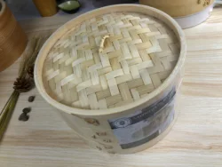 High Quality Natural Eco Basket Durable Environmental Protection Reusable Bamboo Steamer With Lid Bamboo Steamer