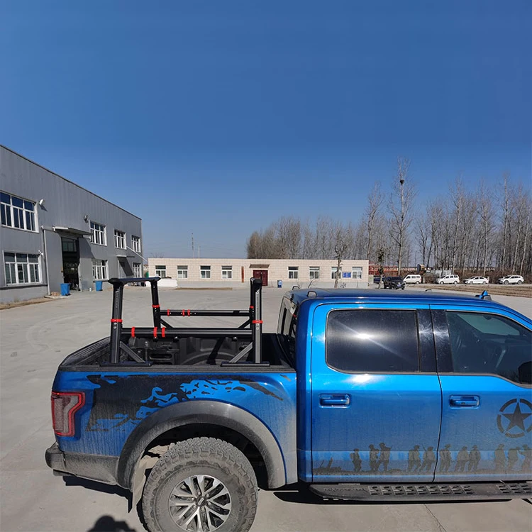 Manufacturer 4x4 Off Road Accessories Universal Pick-up Truck Bed Ladder Rack for Chevrolet Colorado Silverado Luggage Carrier