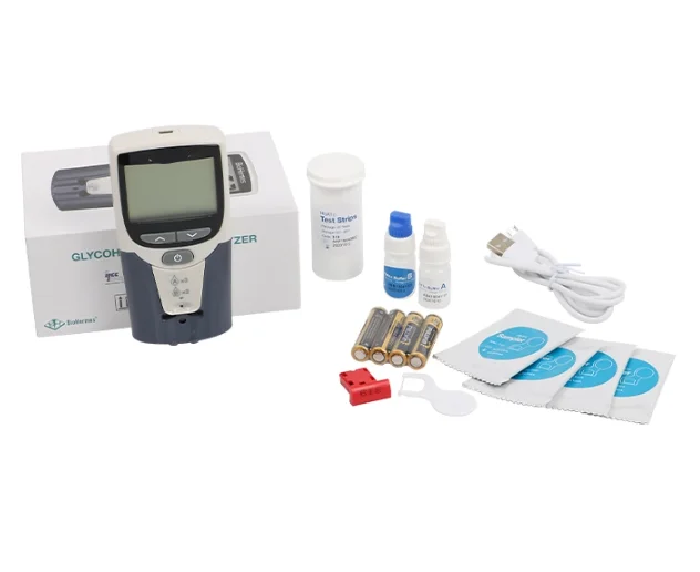 Двойной анализатор глюкозы HbA1c и цена машины глицированный
