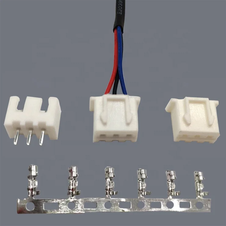  Пользовательский кабель 3 Pin 4 5Pin JST XH 2 54 мм 24AWG разъем с жгутом проводов
