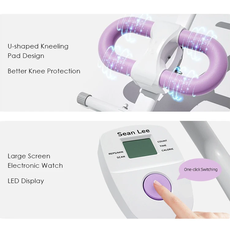 Zhoya Fitness Sit Up Abdominal Machine Lazy Stomach Fitness Equipment Trainer Exercise Gym Machine