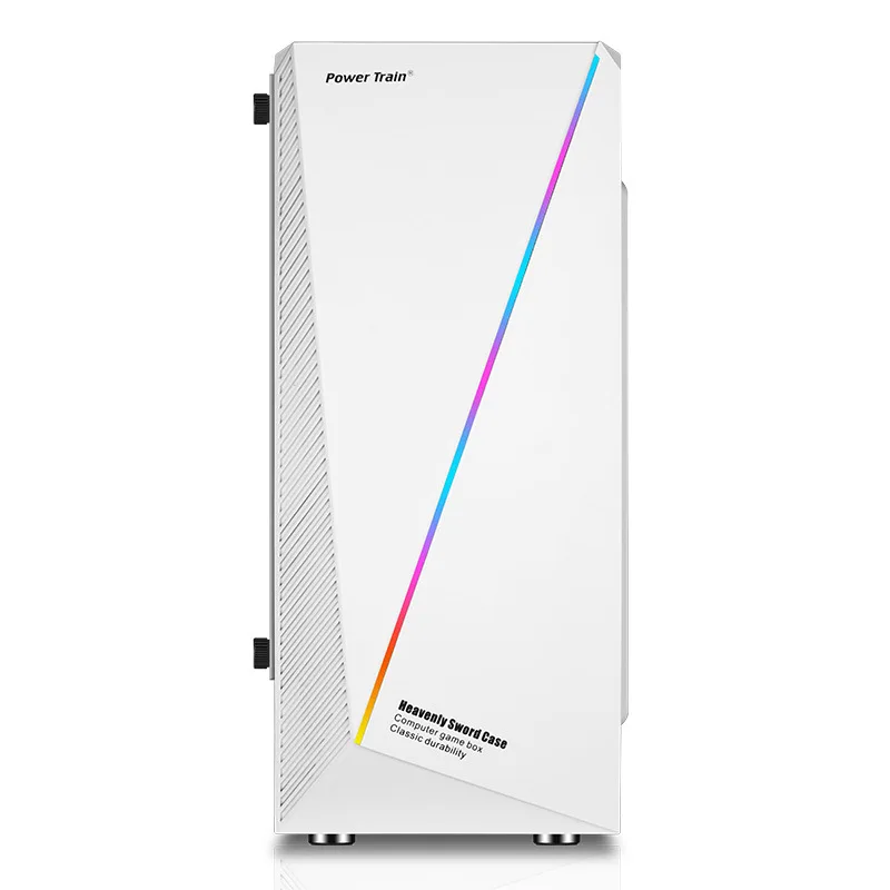 Power train gaming pc case rgb cabinet pc computer case
