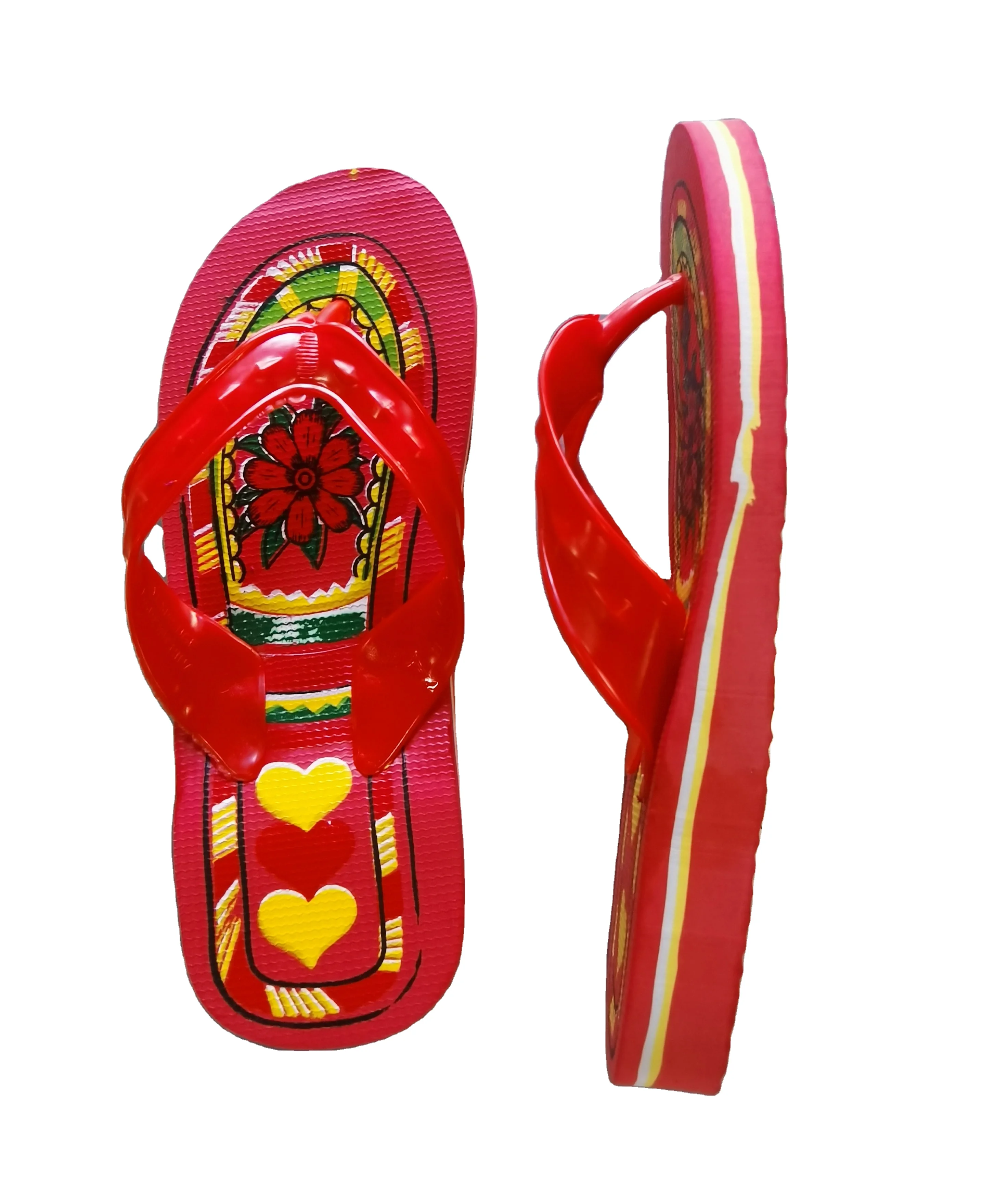 African hot-selling Slippers 915A sloping factory PVC sandals harp bird brand wholesale