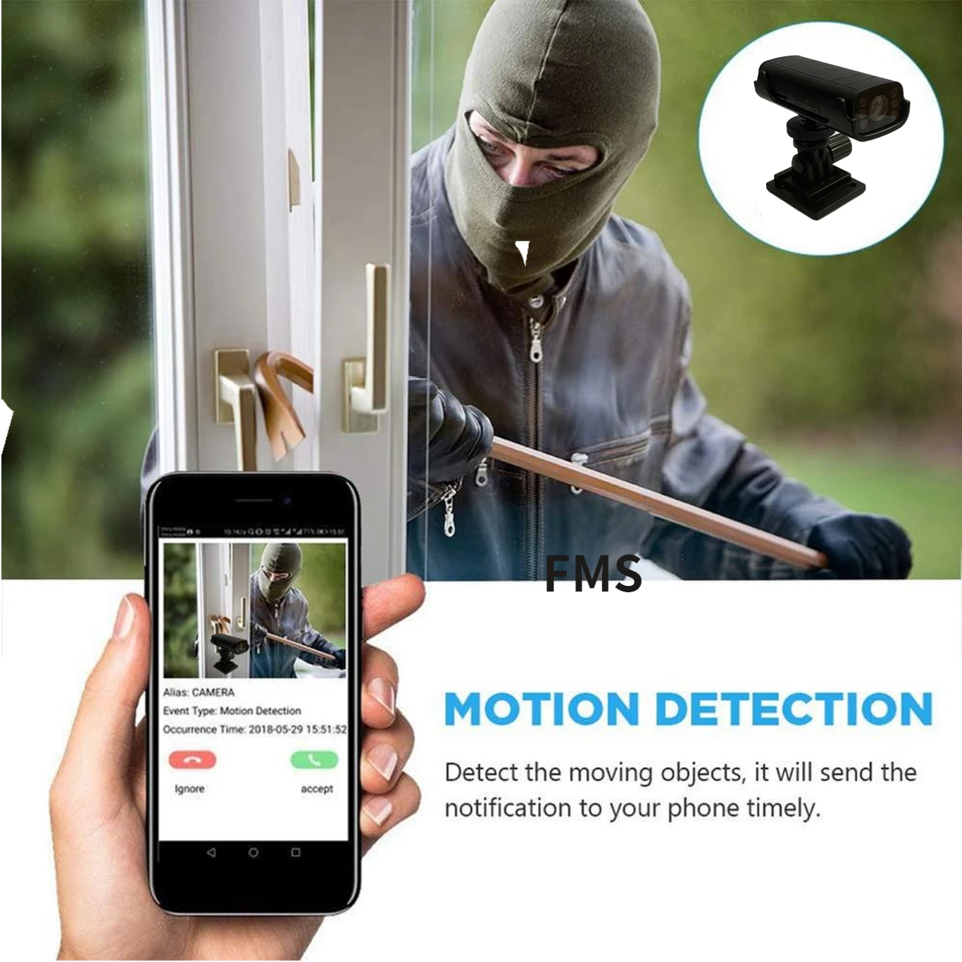 1080P Remote Portable Phone APP Room WiFi Security Surveillance Baby Pet Camera easy set up wireless mini Camera