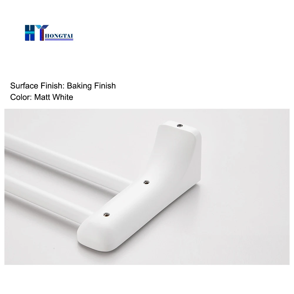 Bathroom Accessories Bathing Hanger Double Triangle Basket Towel Rack