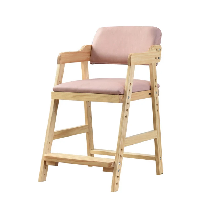 Writing Chair Solid Wood Primary School Student Desk Correction Sitting Posture Multifunctional Baby Dining Chair