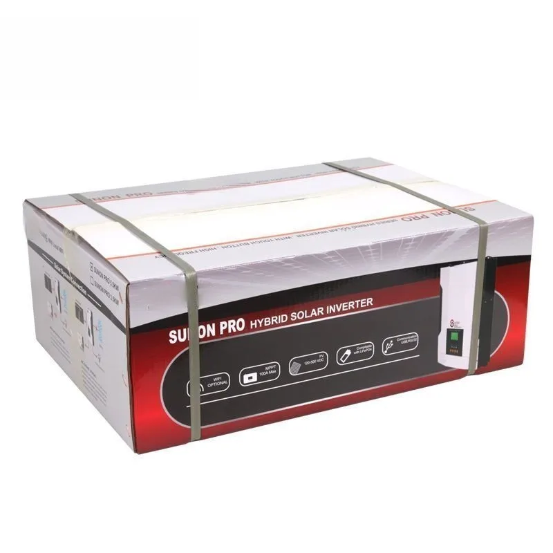 Sunon Pro 3.5Kw/24V 3Kw 100A Mppt Hybrid Solar Inverter With Ac Charger Can Running Without Battery Off Grid Inverter