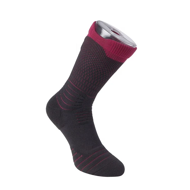 Wholesale white breathable custom design  for any season running sport socks