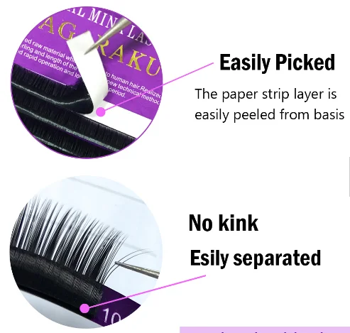 All size JBCD curl prime human hair lash eyelash extensions