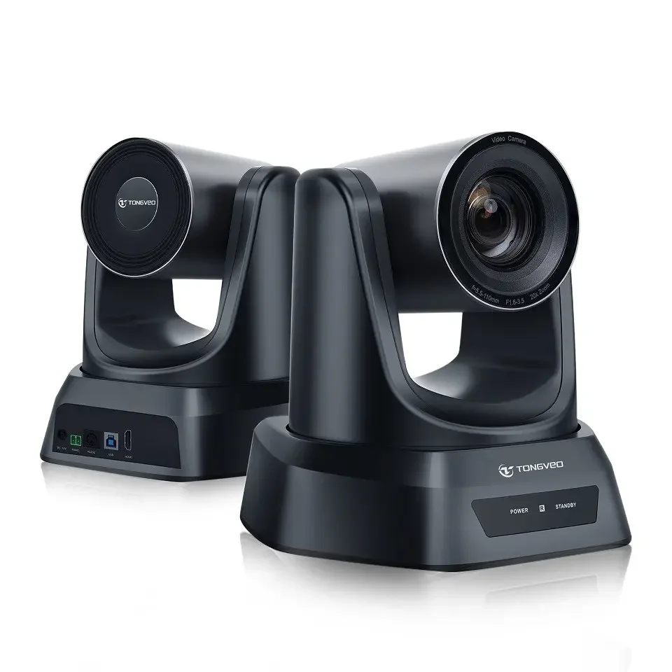 Live Streaming PTZ Camera 20x Zoom USB HDM1 Conference PTZ Camera and Joystick Controller with RS232 485 Ports