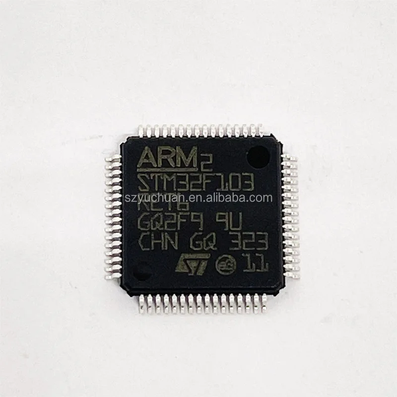 STM32F103RET6 New and original 512KB ARM-M3 64KB 72MHz FLASH 51 LQFP-64 Microcontrollers(MCU/MPU/SOC) STM32F103RET6