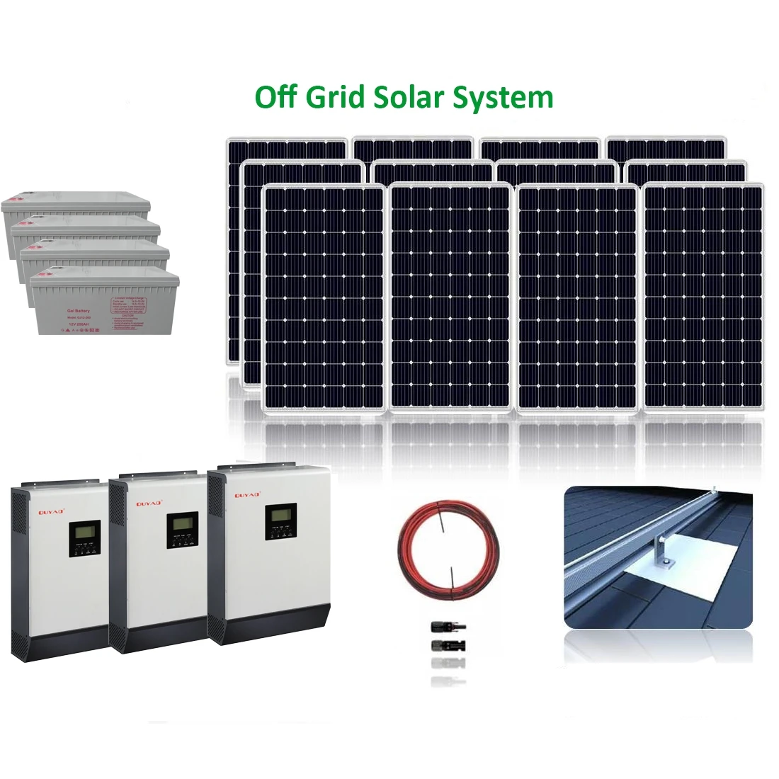 3kwp панель солнечной энергии системы мониторинга 220v выход для домашнего использования