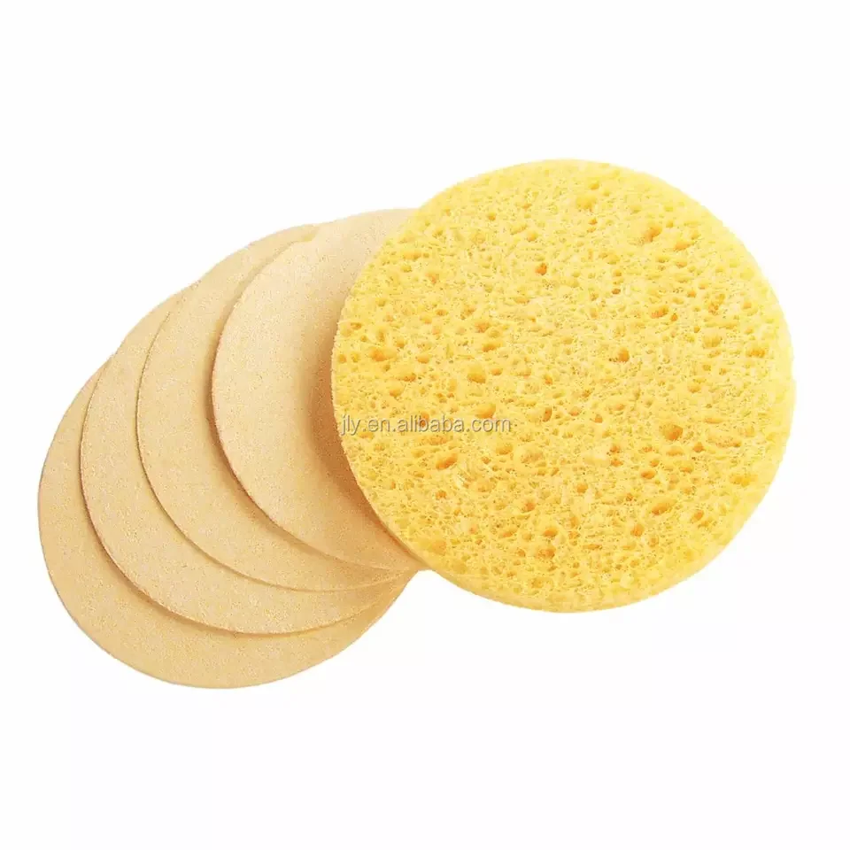 Skin-friendly pva facial sponge compressed cleansing sponge for woman