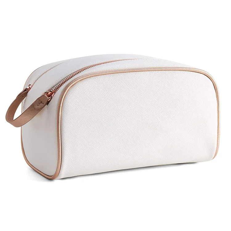 Stylish Women Girls Travel Double Zipper Cosmetic Makeup Bag