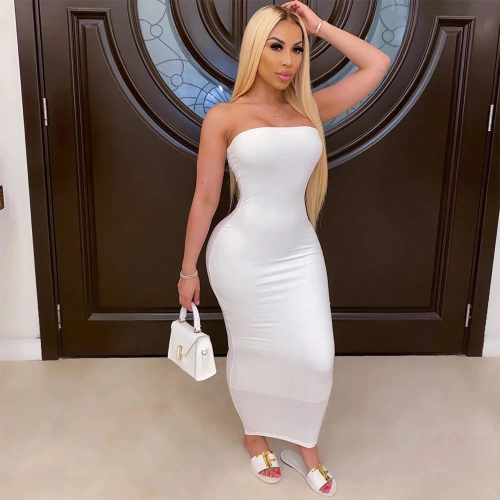 
8597 summer snug blue dresses women high quality cotton material vestidos womens clothing sleeveless tight bodycon soft clothing 