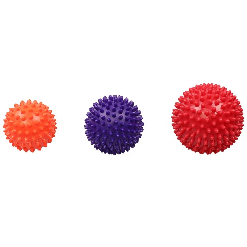 Custom Packaging 9cm Diameter Spiky Foot Massage Ball Foot Ball Massage Body Roller Massage Ball For Adult Use