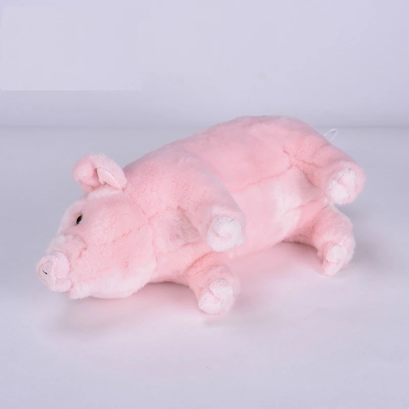 Wholesale Simulation Pink Pig Plush Toy Stuffed Animals Cute Pig for Children Birthday Gift Pig Stuffed Doll Bedtime Toys Pillow