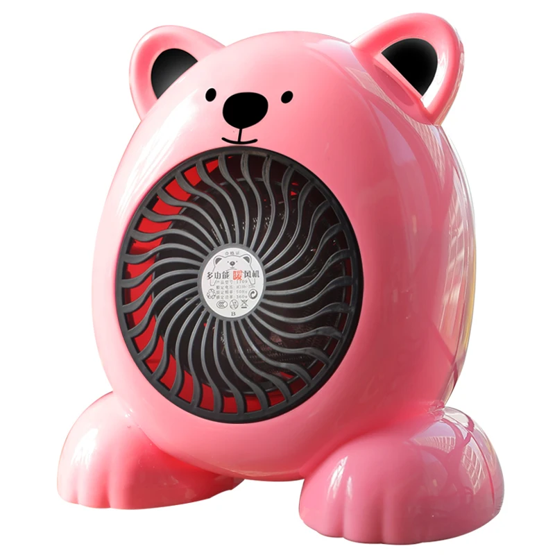 Temperature adjustable cold warm hot air electric mini solar room heater fan for selection