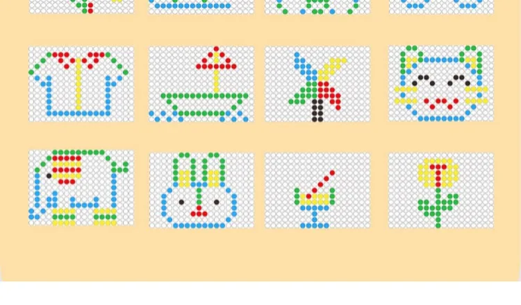 Magnetic Tablet Colorful Beads Drawing Board Magpad Dots Learning Educational Kids Toys