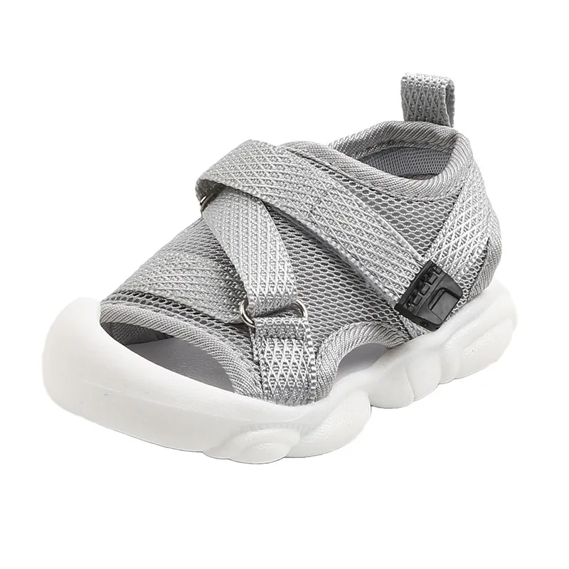 Infant Baby Girl Boy Soft Open Toe Sandals Summer Outdoor Casual Beach Shoes Anti Slip Flat Shoes First Walkers